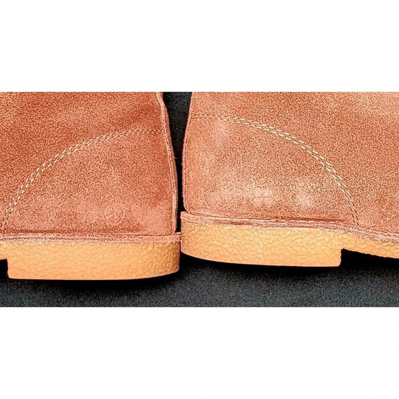 Lucky Brand Emilia Taupe Suede Chukka Ankle Booties Women’s Size 8 Lace-Up EUC - Picture 7 of 7